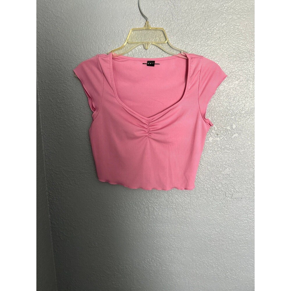 Basic Pink Cropped Top